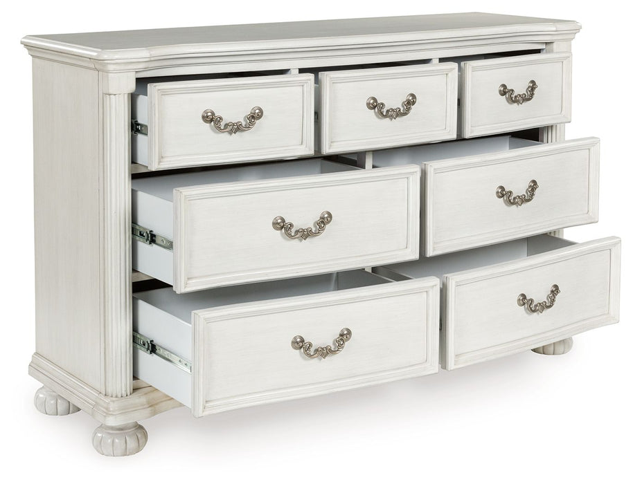 Montelaine - Dresser - Antique White – Dressers by Benchcraft® at Furniture Wholesale Plus , Nashville furniture store