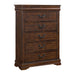 Northridge - 5-Drawer Chest - Cherry – Accent Chests by Elements International at Furniture Wholesale Plus , Nashville furniture store
