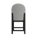 Portland - Round Back Counter Stool (Set of 2) - Black / Gray – Stool Sets by Elements International at Furniture Wholesale Plus , Nashville furniture store