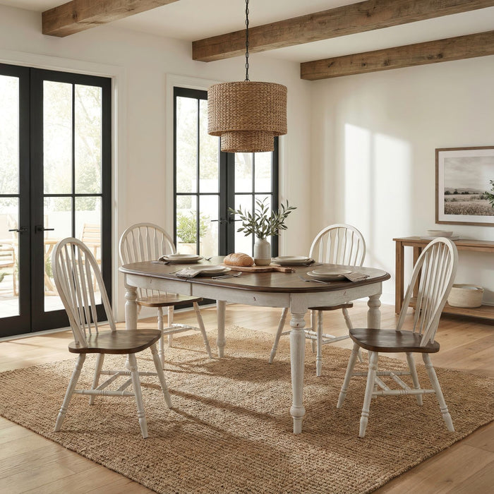 Carolina Crossing - Dining Room Leg Table Set – 5 Piece Dining Room Sets by Liberty Furniture at Furniture Wholesale Plus , Nashville furniture store