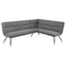 Dodson - Fabric Upholstered L-Shaped Nook Dining Bench – Upholstered Benches by Coaster Fine Furniture at Furniture Wholesale Plus , Nashville furniture store