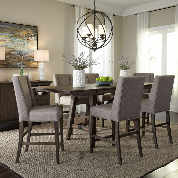 Double Bridge - Gathering Dining Table Set – 5 Piece Dining Room Sets by Liberty Furniture at Furniture Wholesale Plus , Nashville furniture store