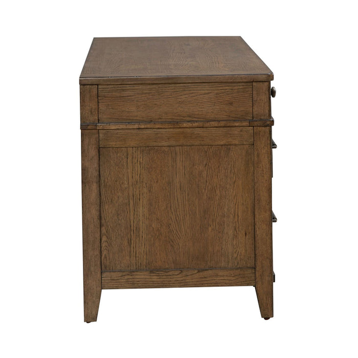 Carolina Park - Jr Executive Credenza - Amber Brown – Credenzas by Liberty Furniture at Furniture Wholesale Plus , Nashville furniture store