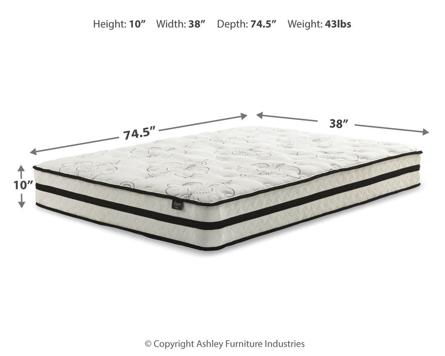 Chime 10 Inch Hybrid - Medium Hybrid Mattress – Hybrid Mattresses by Sierra Sleep® by Ashley at Furniture Wholesale Plus , Nashville furniture store