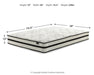 Chime 10 Inch Hybrid - Medium Hybrid Mattress – Hybrid Mattresses by Sierra Sleep® by Ashley at Furniture Wholesale Plus , Nashville furniture store