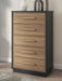 Kozmour - Five Drawer Chest - Black / Brown – Accent Chests by Signature Design by Ashley® at Furniture Wholesale Plus , Nashville furniture store