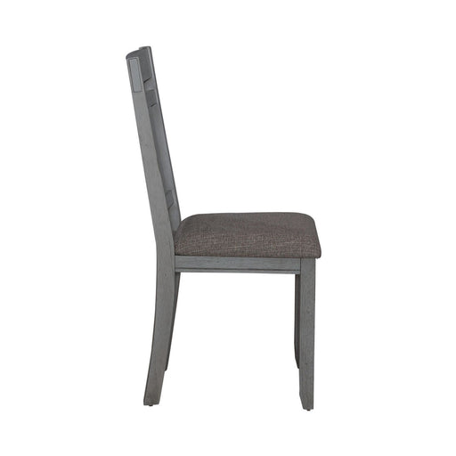 Newport - Splat Back Side Chair - Smokey Gray / Carbon Gray – Side Chairs by Liberty Furniture at Furniture Wholesale Plus , Nashville furniture store