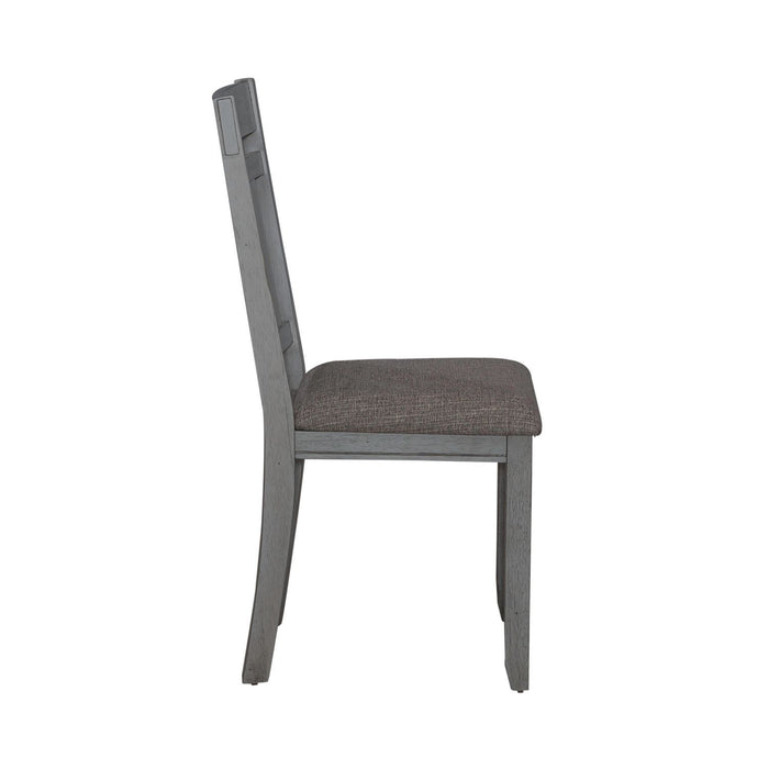Newport - Splat Back Side Chair - Smokey Gray / Carbon Gray – Side Chairs by Liberty Furniture at Furniture Wholesale Plus , Nashville furniture store