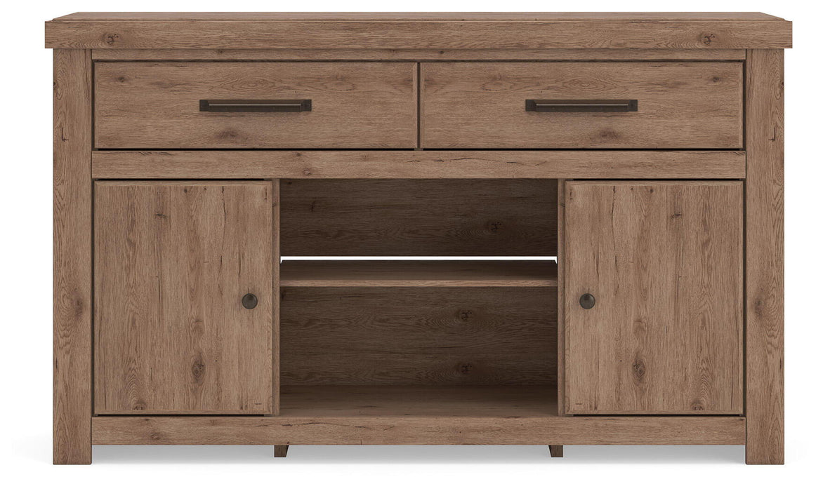 Garistyn - LG TV Stand With Fireplace Option – TV Stands by Signature Design by Ashley® at Furniture Wholesale Plus , Nashville furniture store