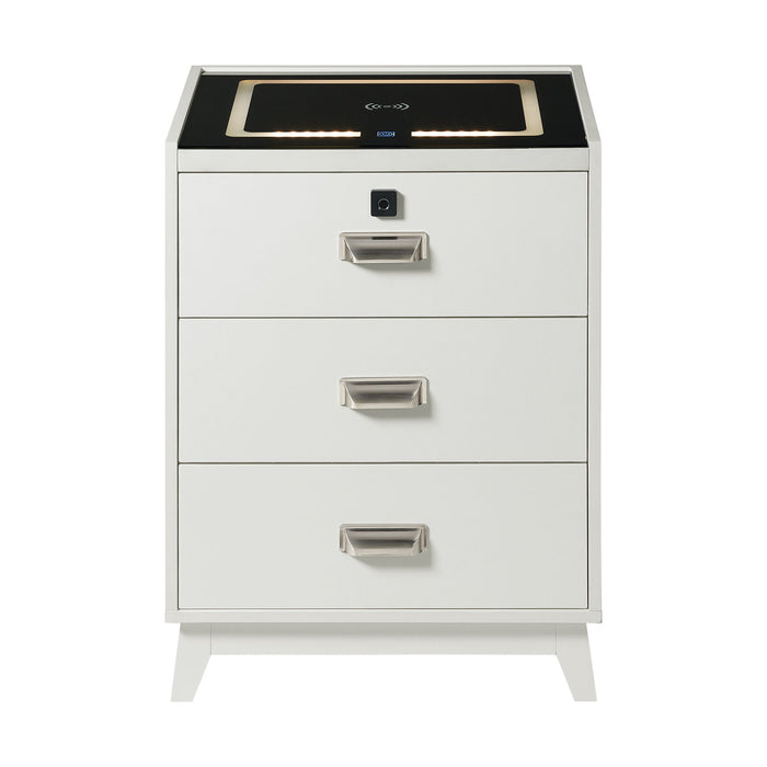 Rio - Nightstand With Electronic Features – Nightstands w/ Charging Stations by Elements International at Furniture Wholesale Plus , Nashville furniture store