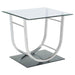 Danville - Rectangular U-Shaped Glass Top Table – End Tables by CoasterEssence at Furniture Wholesale Plus , Nashville furniture store