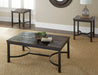 Ambrose - 3 Piece Table Set - Brown – Table Sets by Steve Silver Furniture at Furniture Wholesale Plus , Nashville furniture store