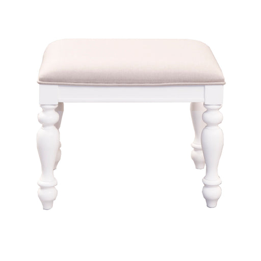 Summer House - Vanity Stool - Oyster White – Vanity Stools by Liberty Furniture at Furniture Wholesale Plus , Nashville furniture store