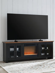 Wildenauer - 76" TV Stand With Electric Fireplace – Fireplace TV Stands by Signature Design by Ashley® at Furniture Wholesale Plus , Nashville furniture store