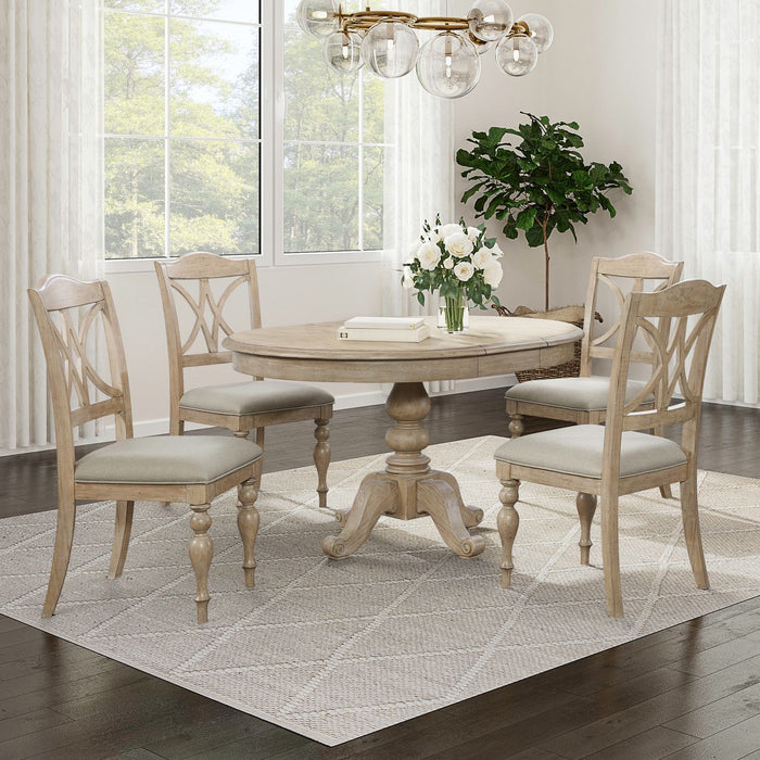 Summer House - Pedestal Table Set – 5 Piece Dining Room Sets by Liberty Furniture at Furniture Wholesale Plus , Nashville furniture store