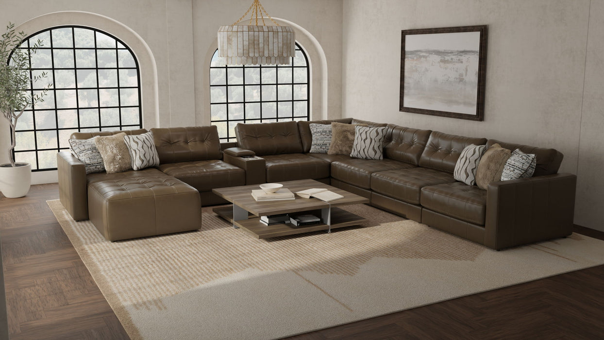 Siena - Modular Sectional And Cocktail Ottoman – 2 Piece Living Room Sets by Jackson at Furniture Wholesale Plus , Nashville furniture store