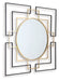 Oceanal - Accent Mirror - Black / Gold Finish – Accent Mirrors by Signature Design by Ashley® at Furniture Wholesale Plus , Nashville furniture store