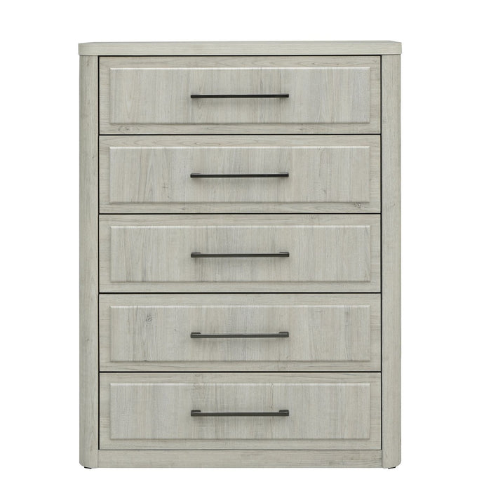 Modern Play - 5 Drawer Chest - Natural White – Accent Chests by Liberty Furniture at Furniture Wholesale Plus , Nashville furniture store