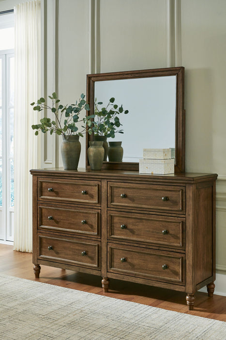 Sturlayne - Dresser And Mirror - Brown – Dresser & Mirror by Benchcraft® at Furniture Wholesale Plus , Nashville furniture store