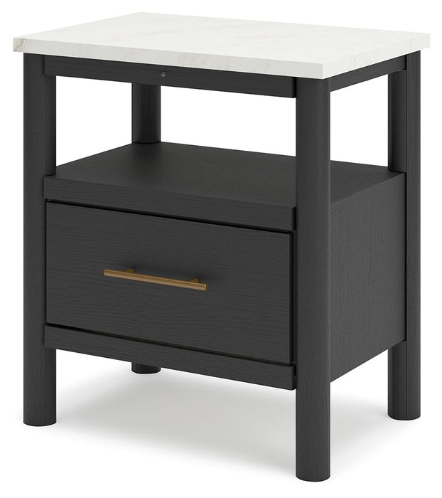 Cadmori - One Drawer Night Stand – Nightstands w/ Charging Stations by Signature Design by Ashley® at Furniture Wholesale Plus , Nashville furniture store