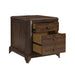 Phillipe - 2-Drawer Cabinet With USB - Cherry – Accent Nightstands by Elements International at Furniture Wholesale Plus , Nashville furniture store