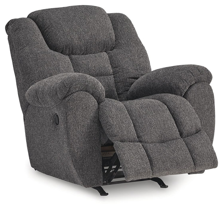 Foreside - Rocker Recliner - Charcoal – Rocker Chairs by Signature Design by Ashley® at Furniture Wholesale Plus , Nashville furniture store