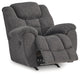 Foreside - Rocker Recliner - Charcoal – Rocker Chairs by Signature Design by Ashley® at Furniture Wholesale Plus , Nashville furniture store