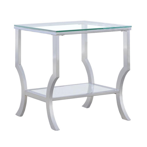 Saide - Rectangular Glass Top Table – End Tables by CoasterEssence at Furniture Wholesale Plus , Nashville furniture store