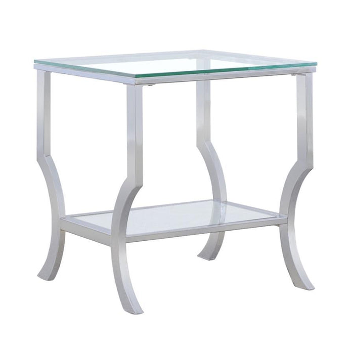 Saide - Rectangular Glass Top Table – End Tables by CoasterEssence at Furniture Wholesale Plus , Nashville furniture store