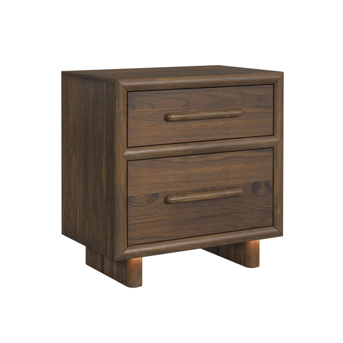 Brisbane - Upholstered Bedroom Set With Boucle And LED – 3 Piece Bedroom Sets by Elements International at Furniture Wholesale Plus , Nashville furniture store