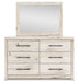 Lawroy - Dresser And Mirror - Light Natural – Dresser & Mirror by Benchcraft® at Furniture Wholesale Plus , Nashville furniture store