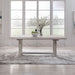 Backroads - Trestle Table - Weathered White & Parchment – Dining Tables by Liberty Furniture at Furniture Wholesale Plus , Nashville furniture store