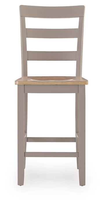 Harperfeld - Barstool (Set of 2) - Natural / Gray – Stool Sets by Signature Design by Ashley® at Furniture Wholesale Plus , Nashville furniture store