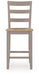 Harperfeld - Barstool (Set of 2) - Natural / Gray – Stool Sets by Signature Design by Ashley® at Furniture Wholesale Plus , Nashville furniture store
