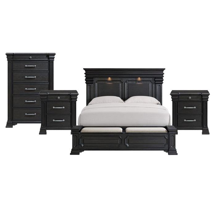 Kings Court - Storage Bedroom Set – 3 Piece Bedroom Sets by Elements International at Furniture Wholesale Plus , Nashville furniture store