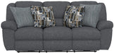 Trifecta - Sofa With 3 Recliners and Drop Down Table – Reclining Sofas by Catnapper at Furniture Wholesale Plus , Nashville furniture store