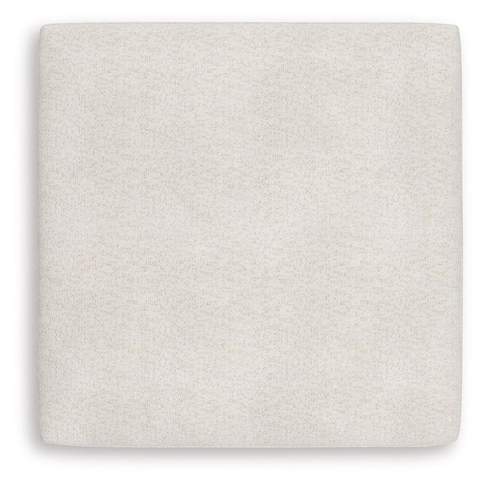 Donelson Creek - Oversized Accent Ottoman - Vanilla – Accent Ottomans by Benchcraft® at Furniture Wholesale Plus , Nashville furniture store