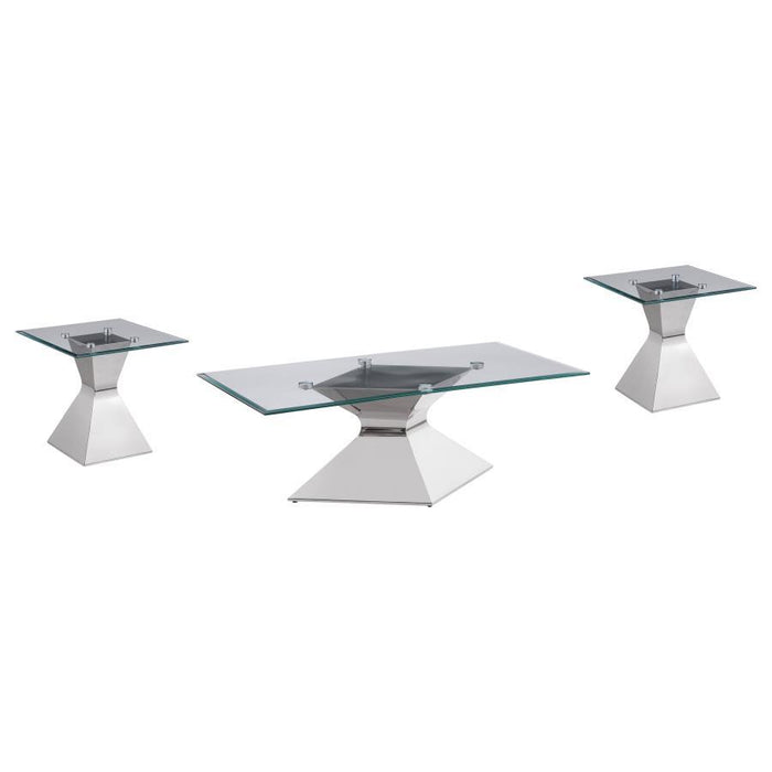 Jenny - Rectangular Coffee Table Set – Table Sets by Coaster Fine Furniture at Furniture Wholesale Plus , Nashville furniture store
