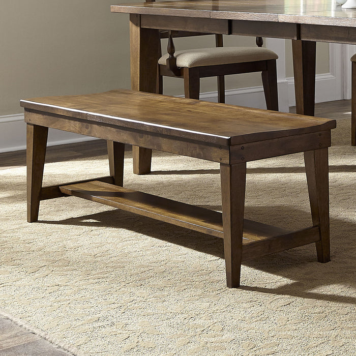 Hearthstone Ridge - Bench – Dining Benches by Liberty Furniture at Furniture Wholesale Plus , Nashville furniture store