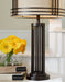Hanswell - Metal Table Lamp  - Dark Brown – Table Lamps by Signature Design by Ashley® at Furniture Wholesale Plus , Nashville furniture store