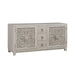 Sundance - 2 Door 3 Drawer Wood Accent Cabinet - Antique Linen – Accent Cabinets by Liberty Furniture at Furniture Wholesale Plus , Nashville furniture store