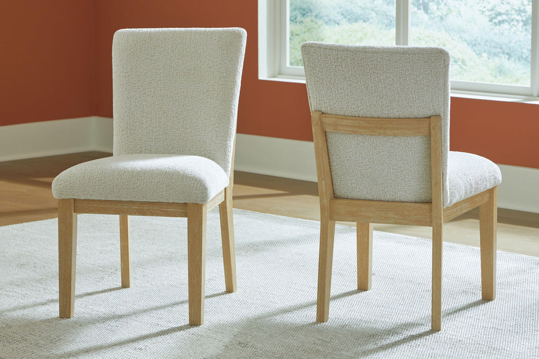 Whittgate - Dining Upholstered Side Chair (Set of 2) - Light Brown