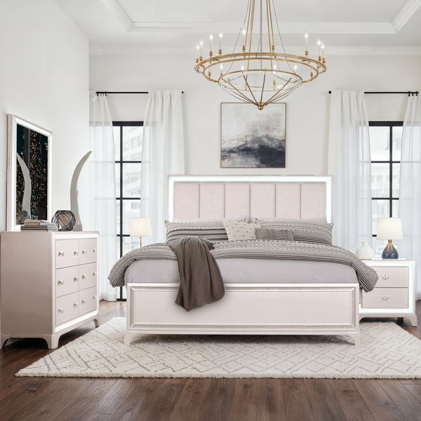 Cassie - 4 Piece Bedroom Set – 4 Piece Bedroom Sets by Steve Silver Furniture at Furniture Wholesale Plus , Nashville furniture store