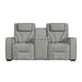 Blitz - Motion Loveseat With Console, And LED – Reclining Loveseats by Elements International at Furniture Wholesale Plus , Nashville furniture store
