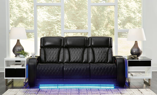 Boyington - Black - 2 Pc. - Power Reclining Sofa And Loveseat - Premium Reclining Sofas & Loveseats from Signature Design by Ashley® - Just $4618! Shop now at Furniture Wholesale Plus  We are the best furniture store in Nashville, Hendersonville, Goodlettsville, Madison, Antioch, Mount Juliet, Lebanon, Gallatin, Springfield, Murfreesboro, Franklin, Brentwood