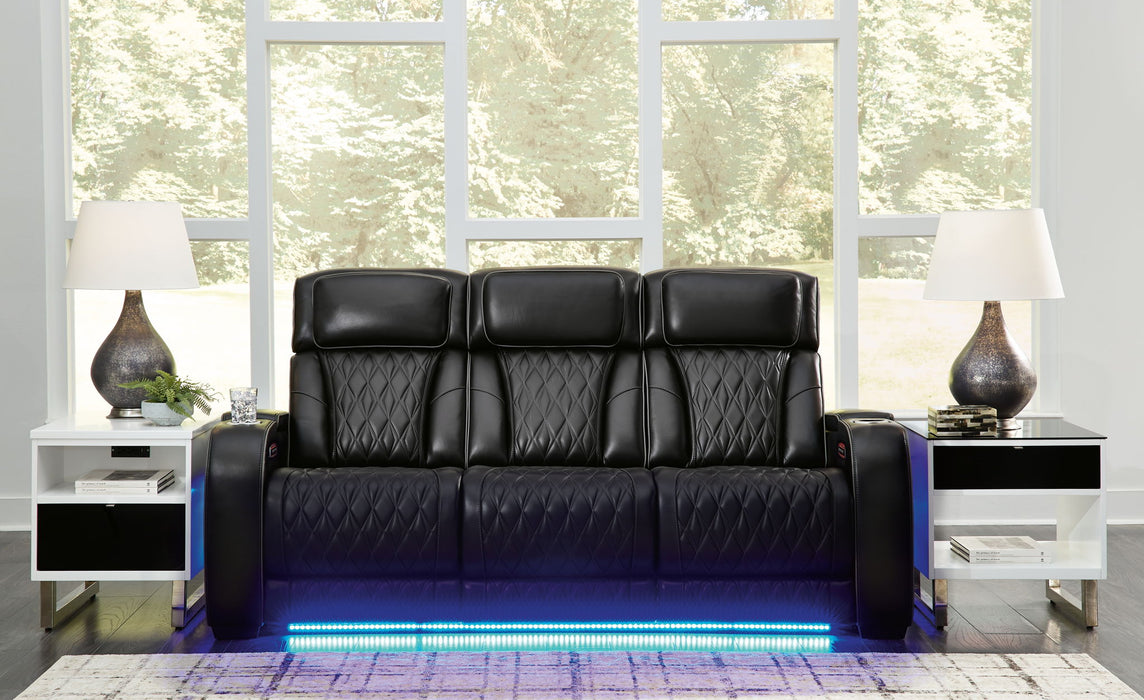 Boyington - 2 Pc. - Power Reclining Sofa And Loveseat - Black – Reclining Sofas & Loveseats by Signature Design by Ashley® at Furniture Wholesale Plus , Nashville furniture store