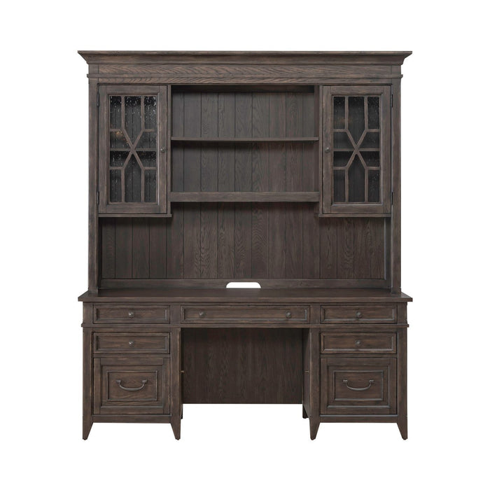 Paradise Valley - Credenza & Hutch - Saddle Brown – Credenzas & Hutches by Liberty Furniture at Furniture Wholesale Plus , Nashville furniture store