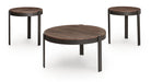 Horizon Hills - Occasional Table Set (Set of 3) - Brown / Black – Table Sets by Signature Design by Ashley® at Furniture Wholesale Plus , Nashville furniture store