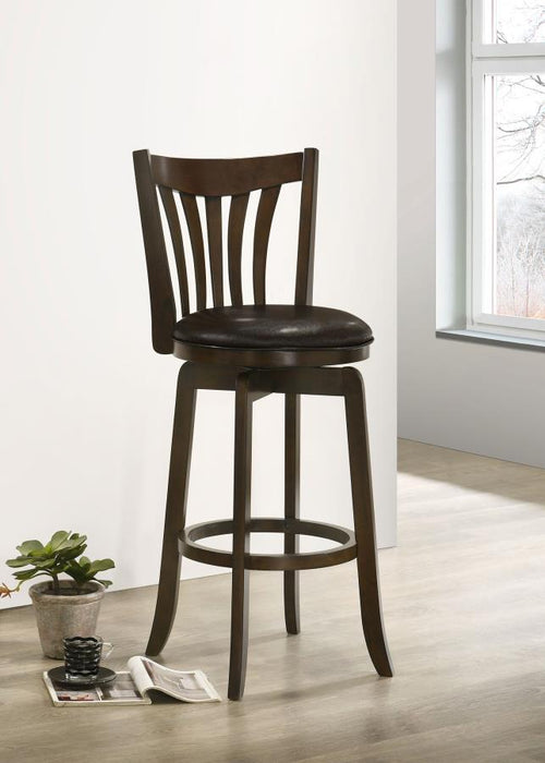 Lambert - Wood Height Swivel Bar Chair - Premium Counter Height (24"-27") from Coaster Fine Furniture - Just $159! Shop now at Furniture Wholesale Plus  We are the best furniture store in Nashville, Hendersonville, Goodlettsville, Madison, Antioch, Mount Juliet, Lebanon, Gallatin, Springfield, Murfreesboro, Franklin, Brentwood