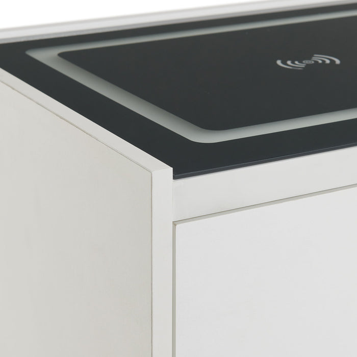 Rio - Nightstand With Electronic Features – Nightstands w/ Charging Stations by Elements International at Furniture Wholesale Plus , Nashville furniture store